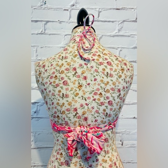 Aerie Pink Halter Bikini Top - 32B - Picture 3 of 4